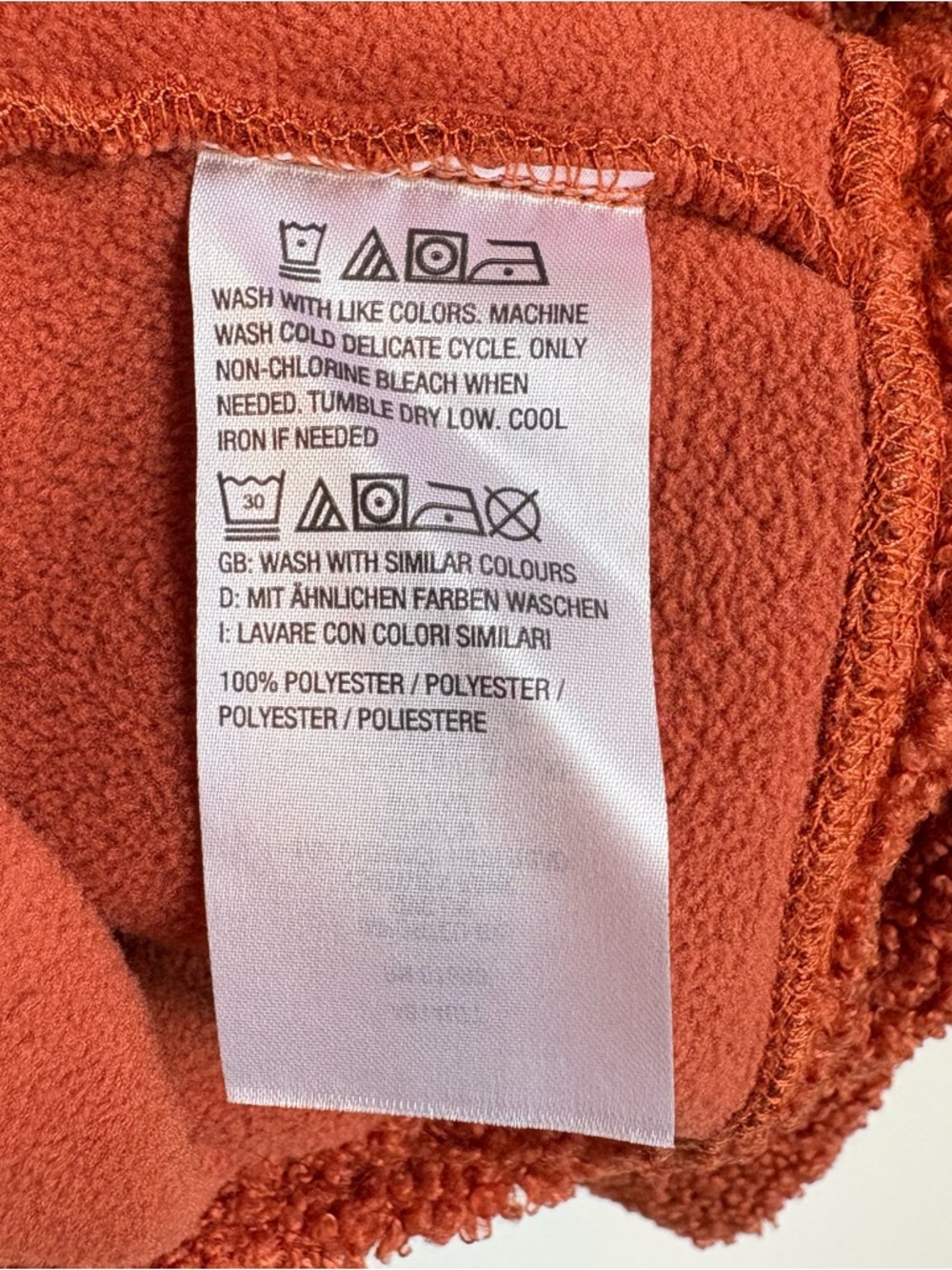 Encore Rust Teddy Button-Front Jacket - Picture 4 of 7
